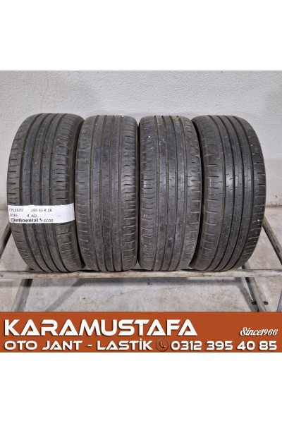 195 55 R 16 CONTINENTAL CEC5 87H * 2016 * 4 ADET * CYL5572 **