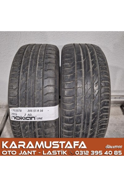 205 55 R 16 NOKIAN LINE 91V * 2016 * 2 ADET * CYL5578