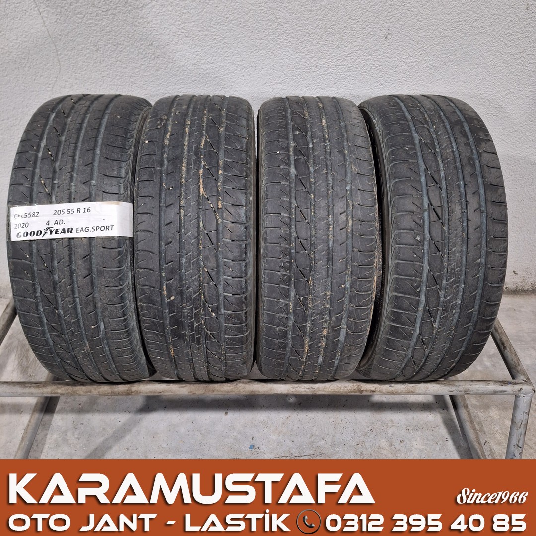 205 55 R 16 GOODYEAR EGALE SPORT 91V * 2020 * 4 ADET * CYL5582
