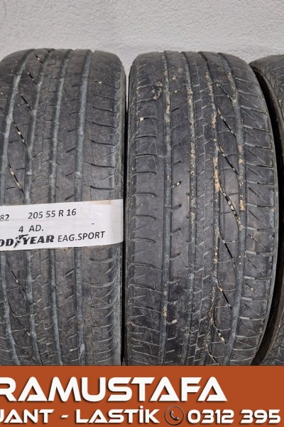 205 55 R 16 GOODYEAR EGALE SPORT 91V * 2020 * 4 ADET * CYL5582 **