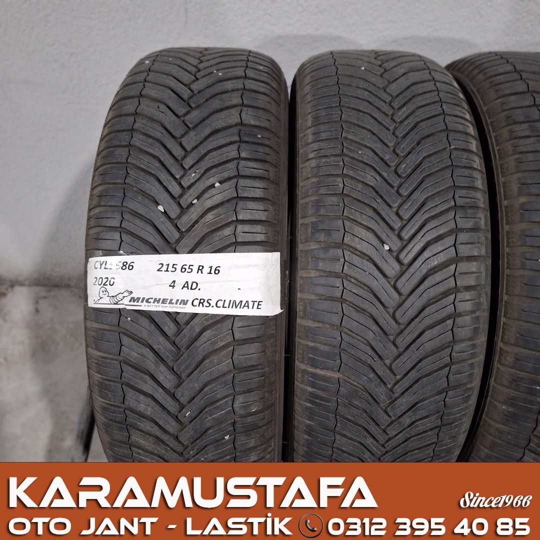 215 65 R 16 MICHELIN CROSCLIMATE 102V * 2020 * 4 ADET * CYL5586