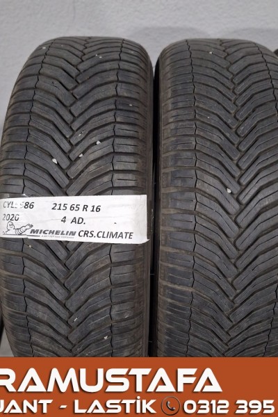 215 65 R 16 MICHELIN CROSCLIMATE 102V * 2020 * 4 ADET * CYL5586 **