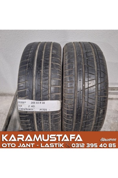 205 55 R 16 PETLAS PT721 91V * 2012 * 2 ADET * CYL5592 **