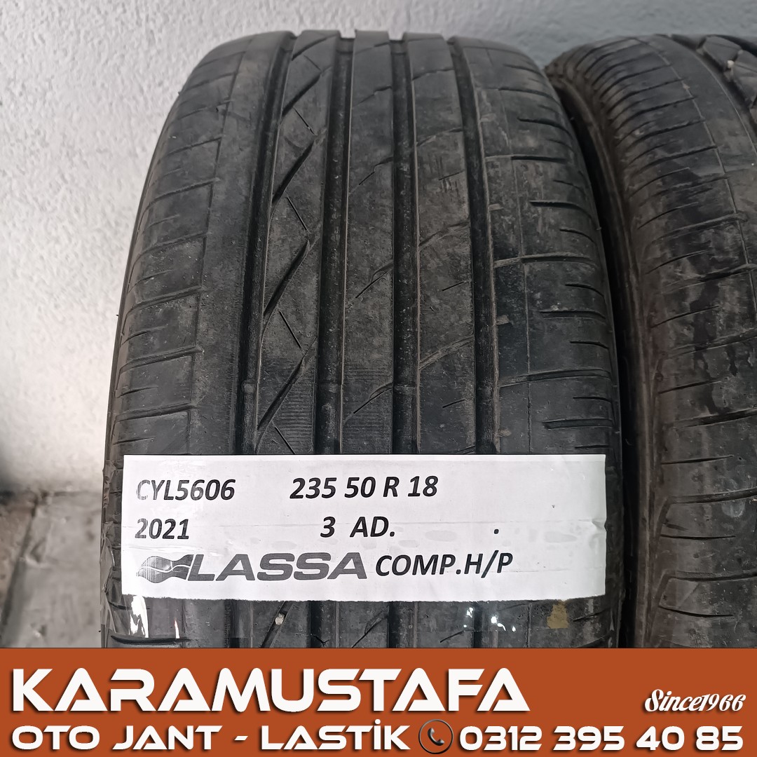 235 50 R 18 LASSA COMPETUS HP 97V * 2021 * 2 ADET * CYL5606 **