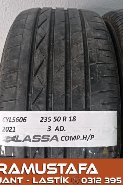 235 50 R 18 LASSA COMPETUS HP 97V * 2021 * 2 ADET * CYL5606 **