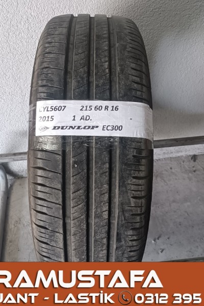 215 60 R 16 DUNLOP ER300 95V * 2015 * 1 ADET * CYL5607