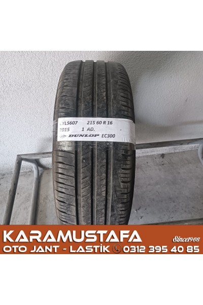 215 60 R 16 DUNLOP ER300 95V * 2015 * 1 ADET * CYL5607