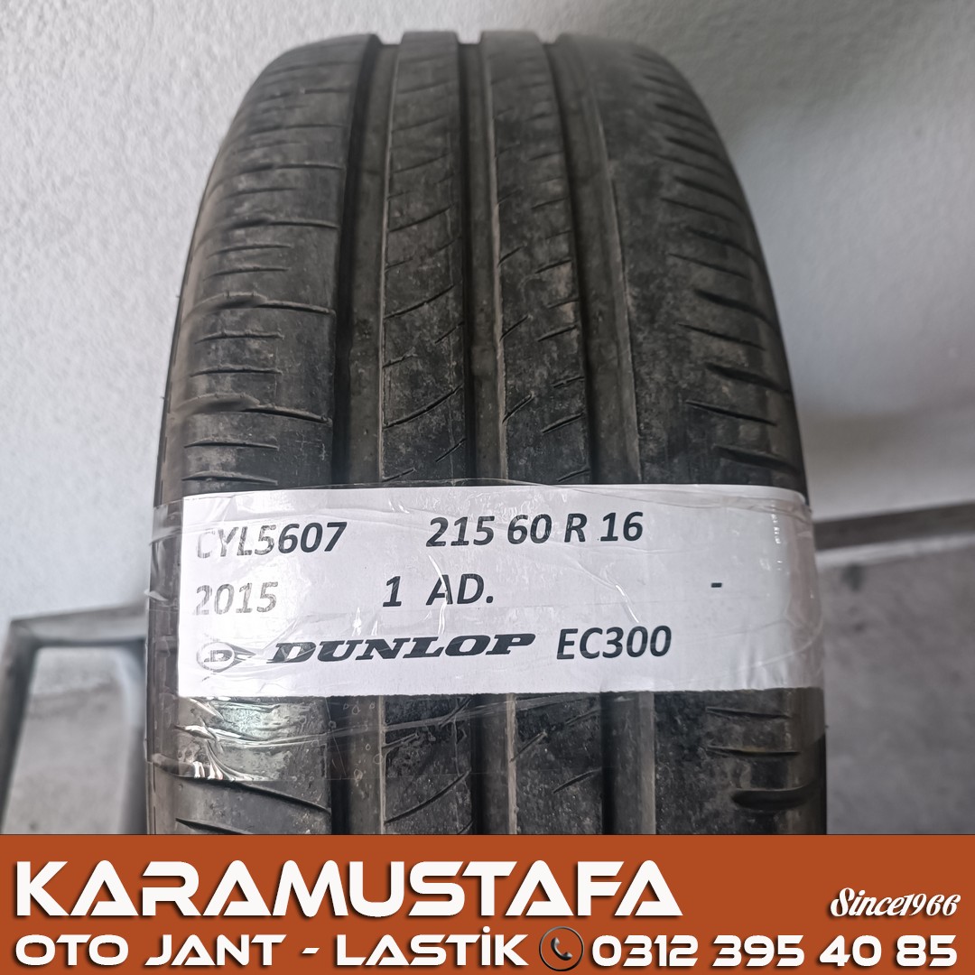 215 60 R 16 DUNLOP ER300 95V * 2015 * 1 ADET * CYL5607