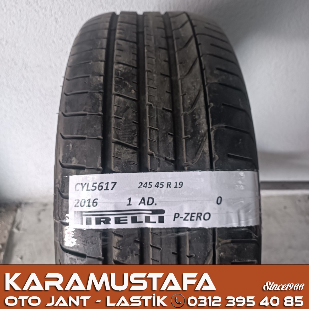 245 45 R 19 PIRELLI PZERO 102Y * 2016 * 1 ADET * CYL5617