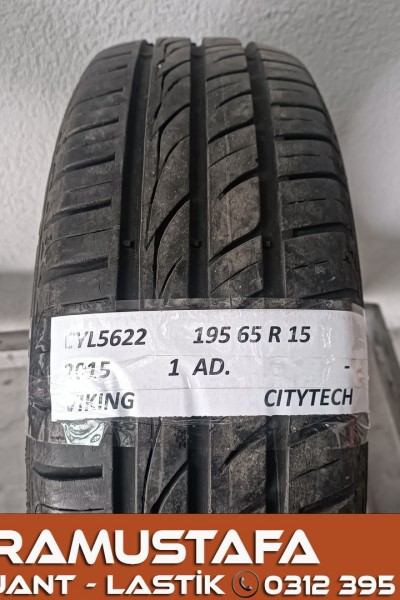 195 65 R 15 VIKING CITYTECH 91T * 2015 * 1 ADET * CYL5622 **