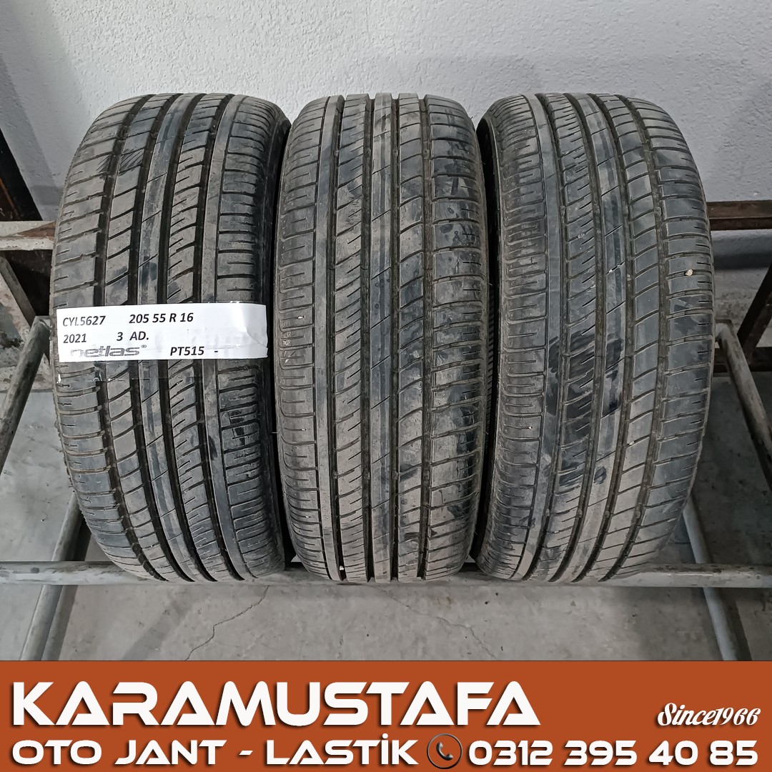 205 55 R 16 PETLAS PT515 91V * 2021 * 3 ADET * CYL5627