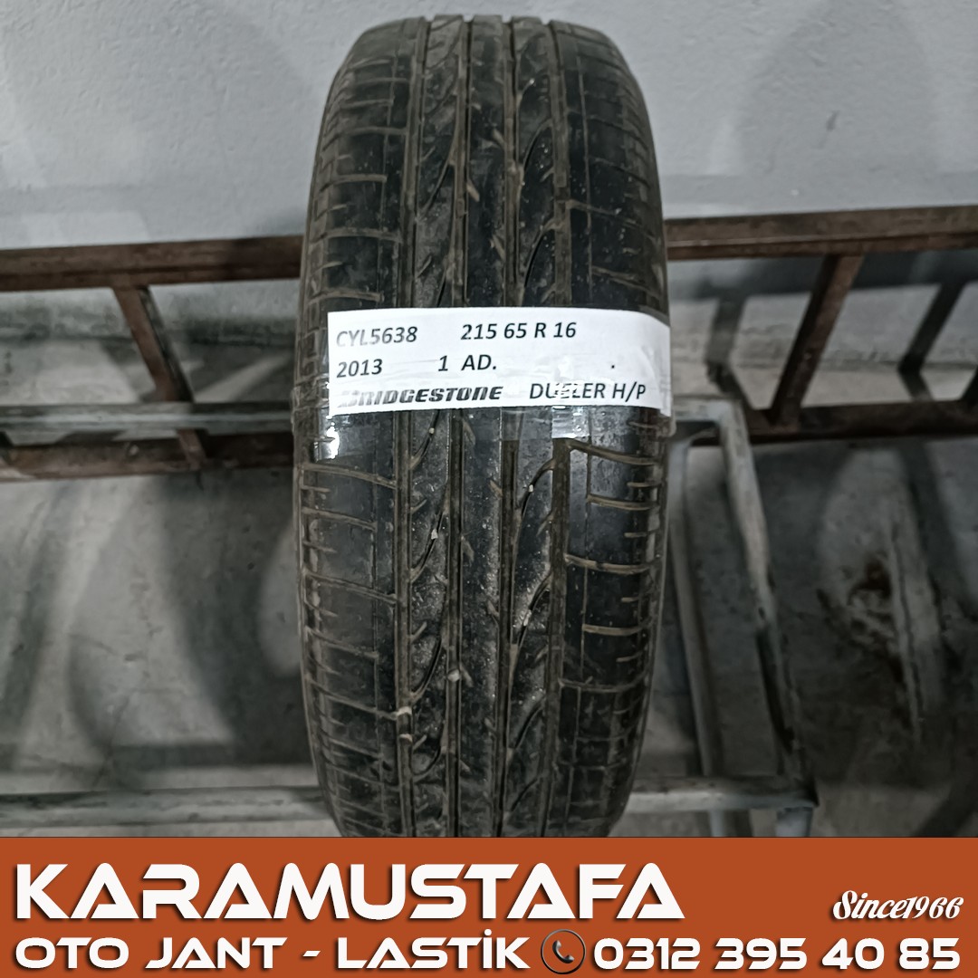 215 65 R 16 BRIDGESTONE DUELER HP 98H * 2013 * 1 ADET * CYL5638