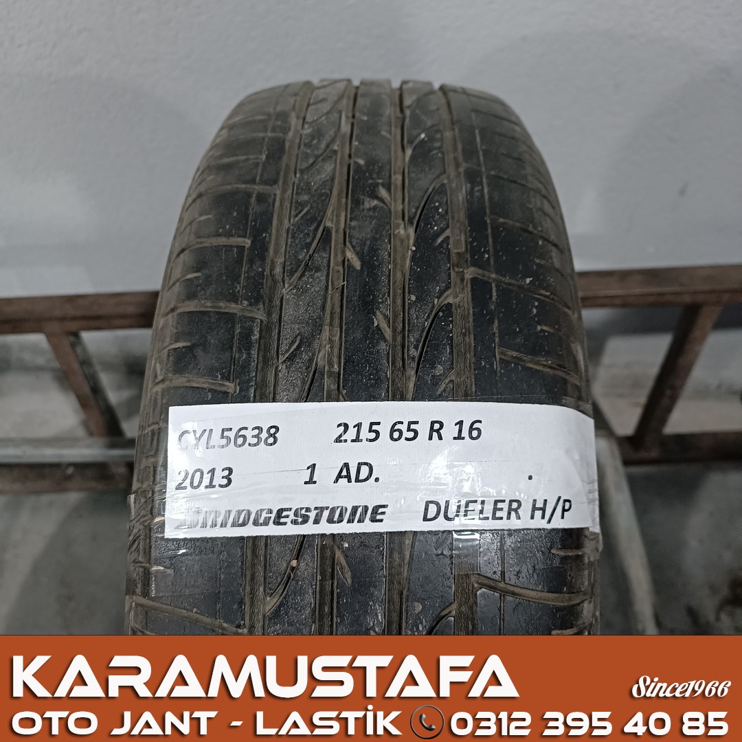 215 65 R 16 BRIDGESTONE DUELER HP 98H * 2013 * 1 ADET * CYL5638