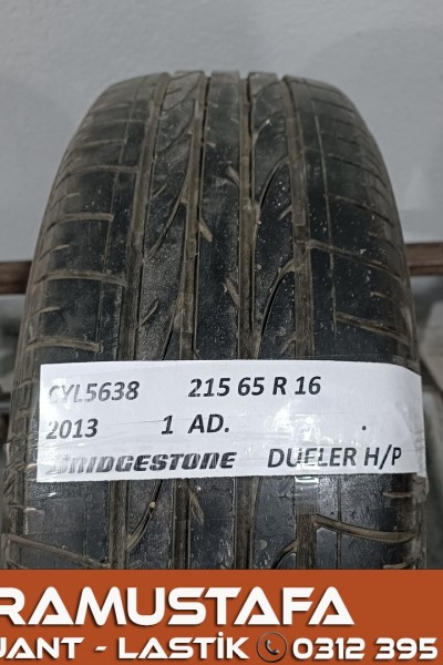 215 65 R 16 BRIDGESTONE DUELER HP 98H * 2013 * 1 ADET * CYL5638 **