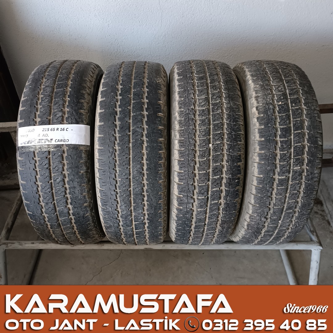 215 65 R 16 RIKEN CARGO 109R * 2017 * 4 ADET * CYL5650