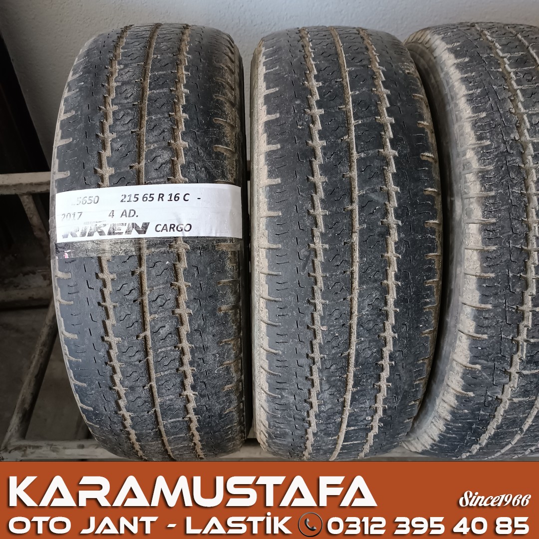 215 65 R 16 RIKEN CARGO 109R * 2017 * 4 ADET * CYL5650