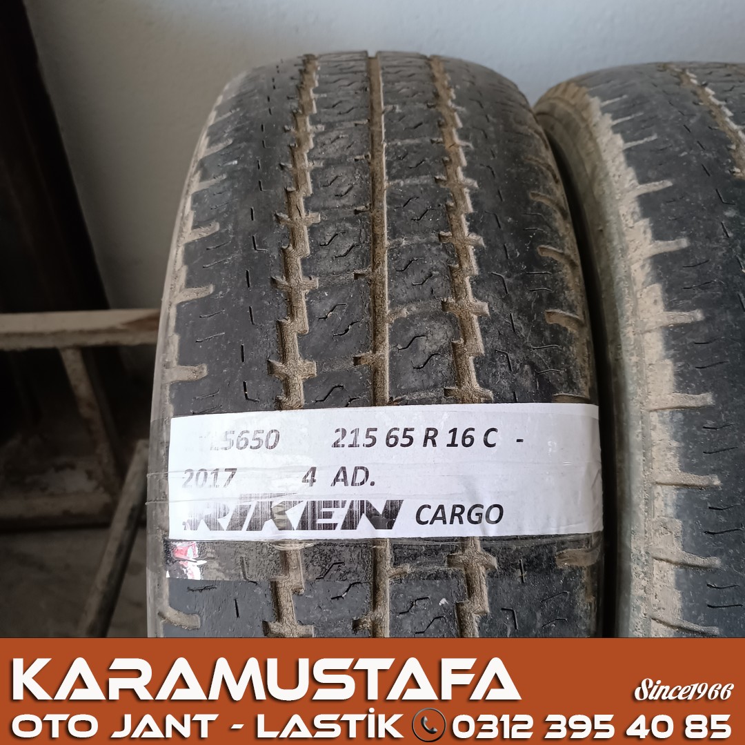 215 65 R 16 RIKEN CARGO 109R * 2017 * 4 ADET * CYL5650
