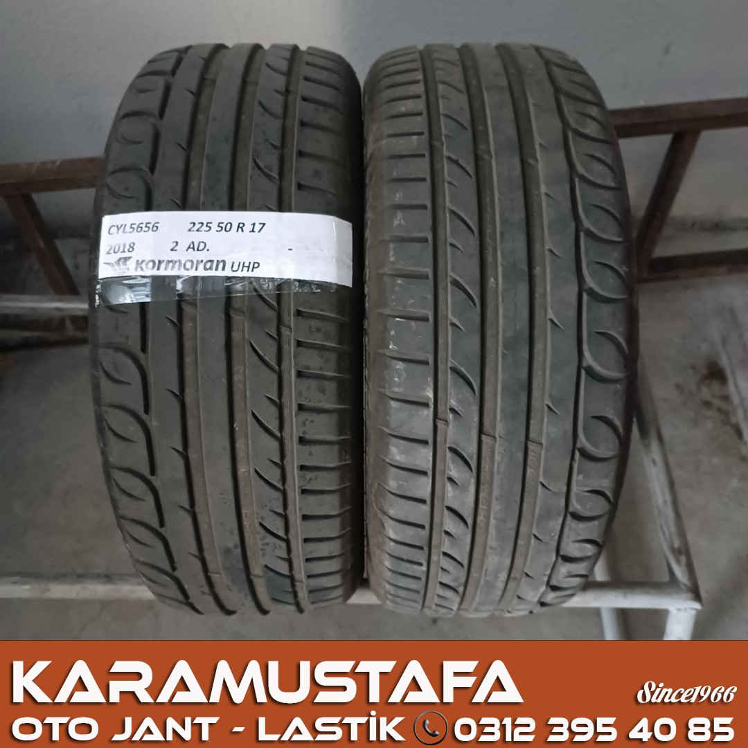 225 50 R 17 KORMORAN UHP 95W * 2018 * 2 ADET * CYL5656
