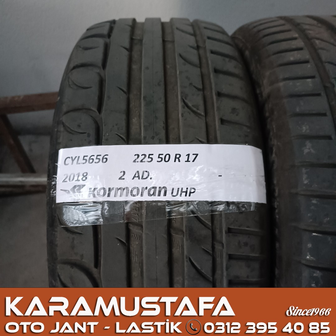 225 50 R 17 KORMORAN UHP 95W * 2018 * 2 ADET * CYL5656