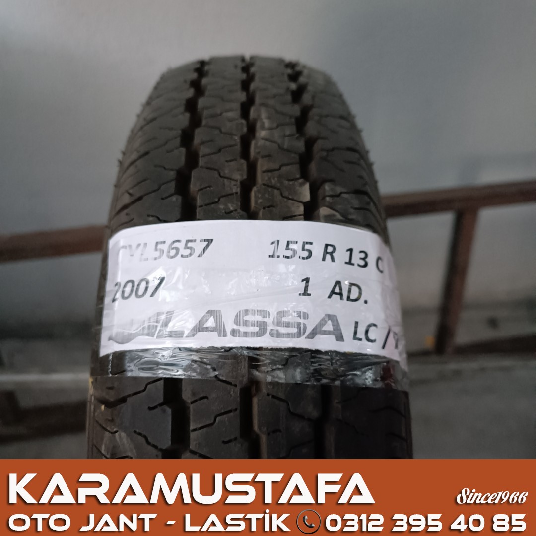 155 R 13 LASSA LC/R 85N * 2007 * 1 ADET * CYL5657
