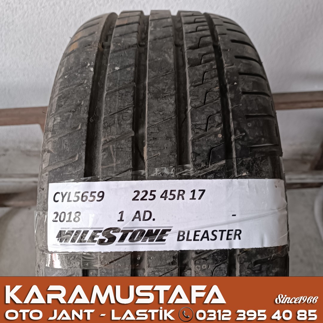 225 45 R 17 MILESTONE BLEASTER 94W * 2018 * 1 ADET * CYL5659