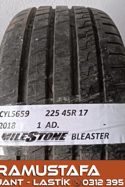 225 45 R 17 MILESTONE BLASTER 94W * 2018 * 1 ADET * CYL5659 **