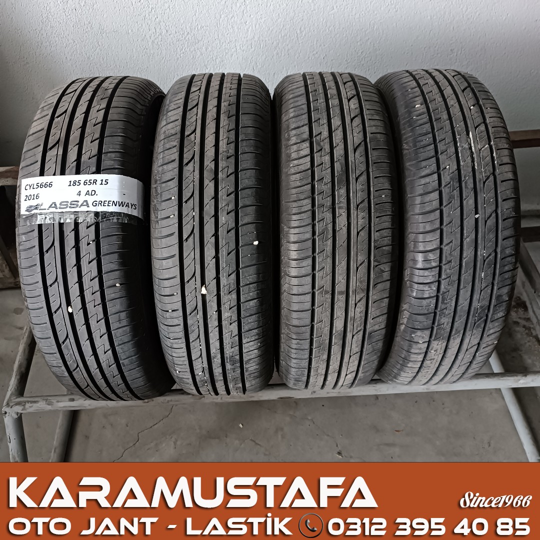 185 65 R 15 LASSA GREENWAYS 88H * 2016 *  4 ADET * CYL5666
