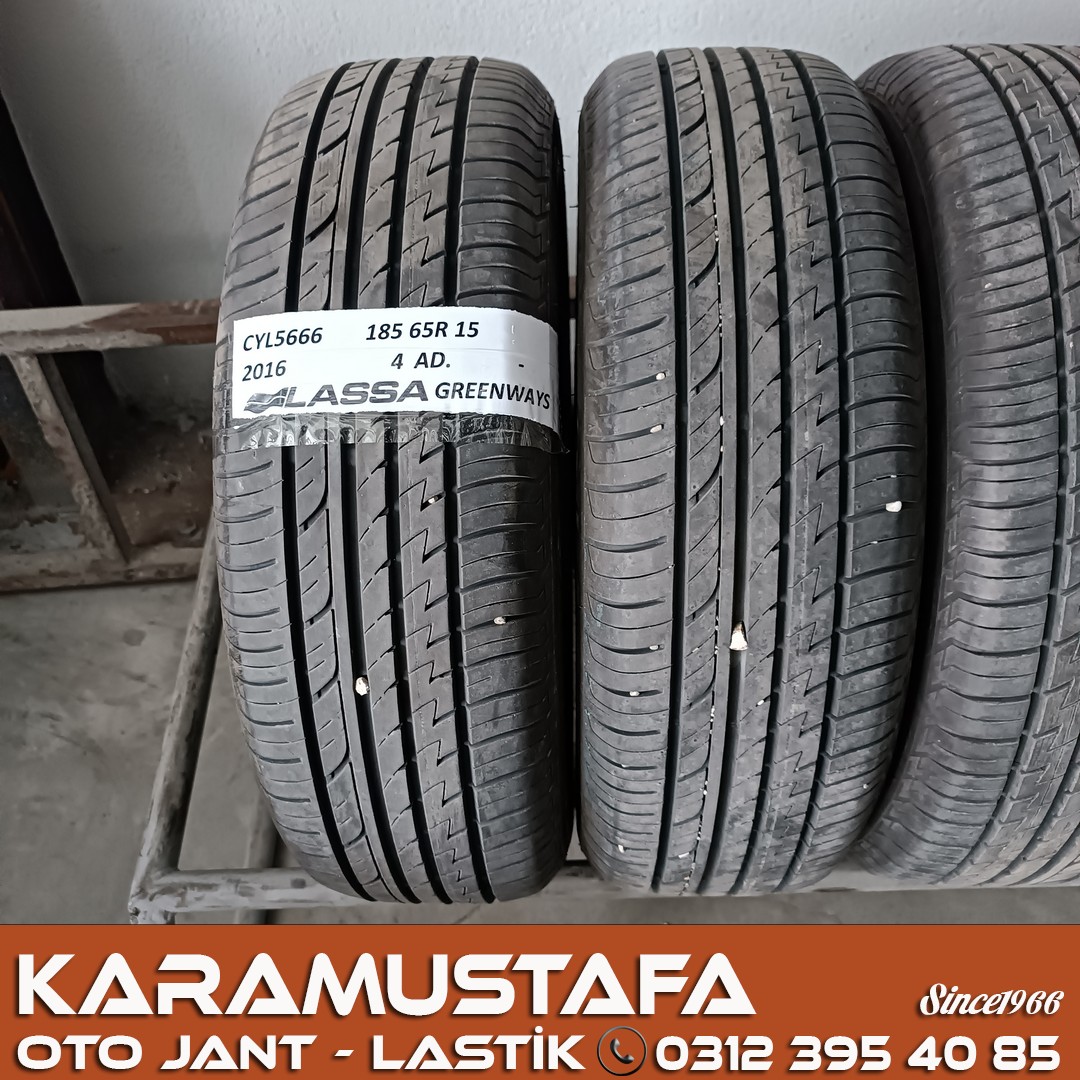 185 65 R 15 LASSA GREENWAYS 88H * 2016 *  4 ADET * CYL5666
