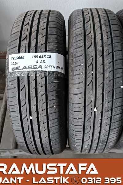 185 65 R 15 LASSA GREENWAYS 88H * 2016 *  4 ADET * CYL5666
