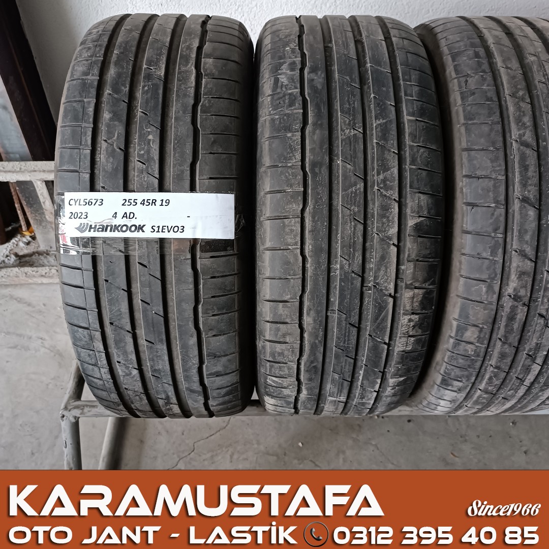 255 45 R 19 HANKOOK S1 EVO3 * 104Y * 2023 * 4 ADET * CYL5673