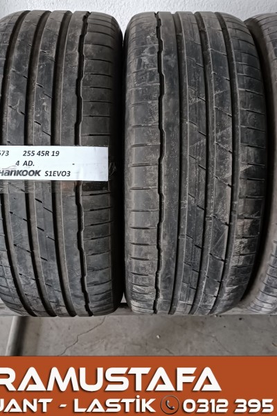 255 45 R 19 HANKOOK S1 EVO3 * 104Y * 2023 * 4 ADET * CYL5673 **