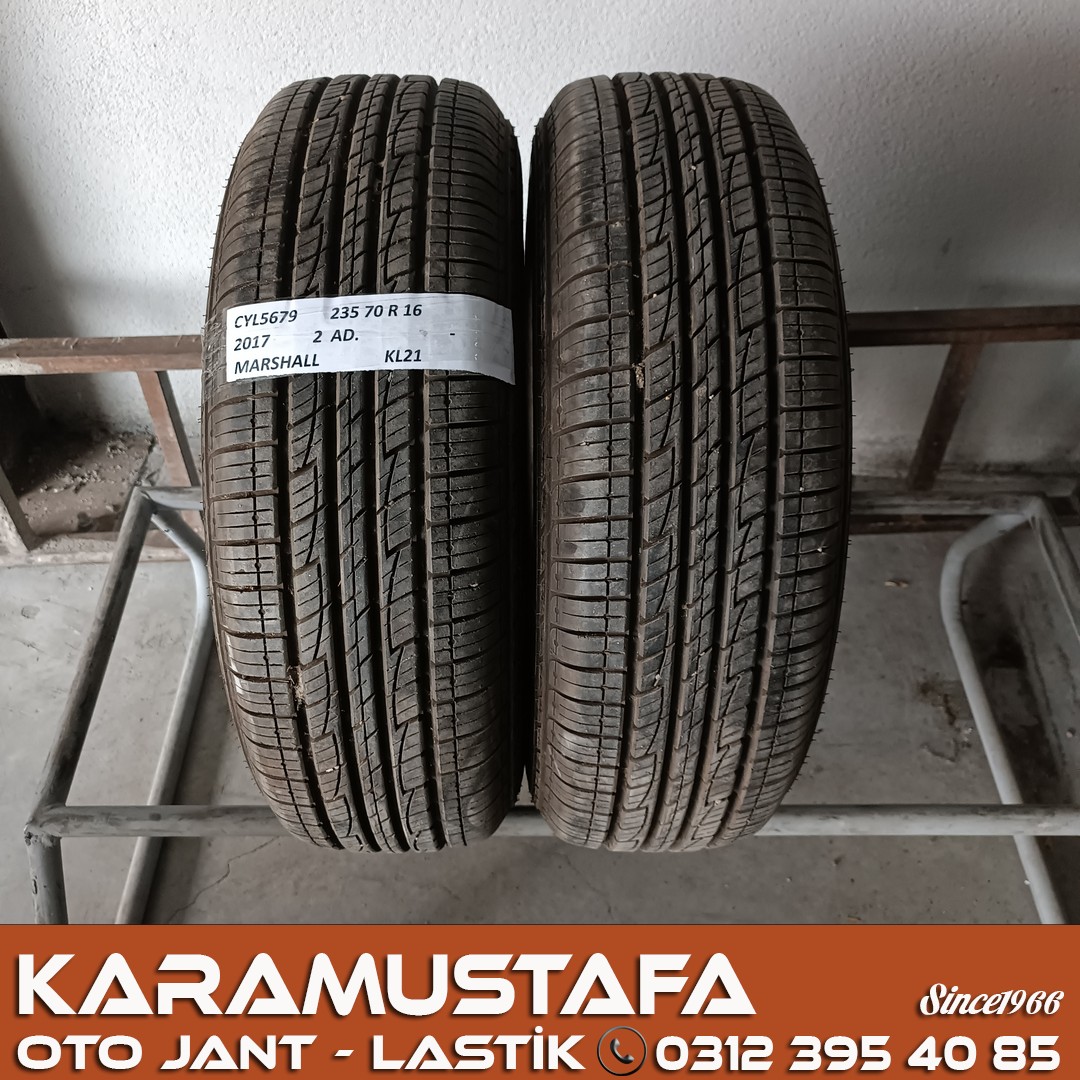 235 70 R 16 MARSHALL KL21 * 104T * 2017 * 2 ADET * CYL5679