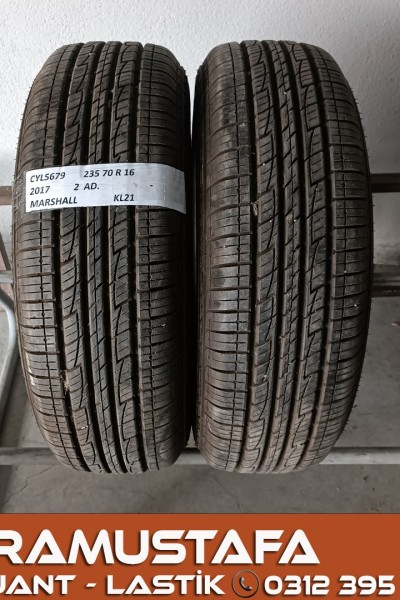 235 70 R 16 MARSHALL KL21 * 104T * 2017 * 2 ADET * CYL5679
