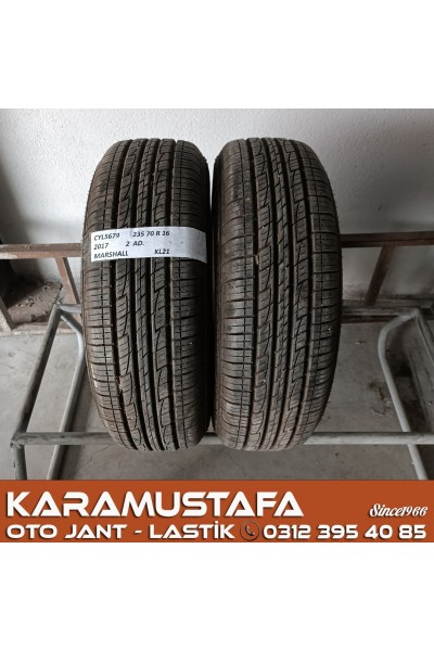 235 70 R 16 MARSHALL KL21 * 104T * 2017 * 2 ADET * CYL5679