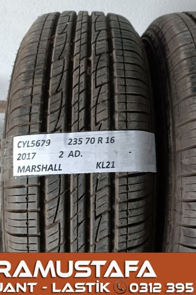 235 70 R 16 MARSHALL KL21 * 104T * 2017 * 2 ADET * CYL5679