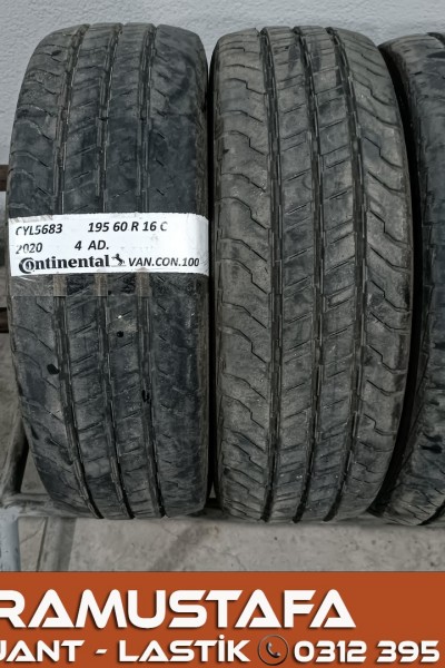 195 60 R 16 CONTINENTAL VANCO100 99H * 2020 * 4 ADET * CYL5683 **