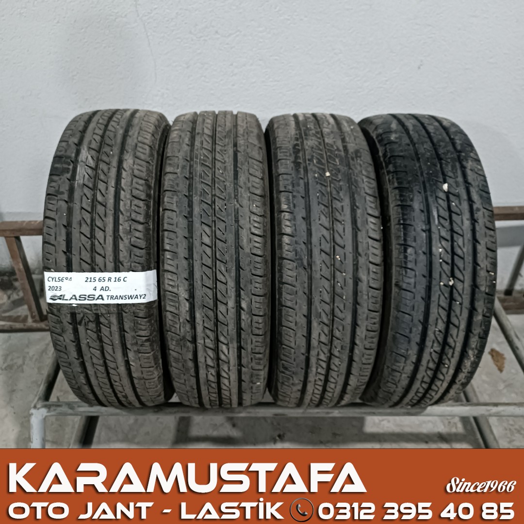 215 65 R 16 LASSA TRANSWAY2 109T * 2023 * 4 ADET * CYL5684