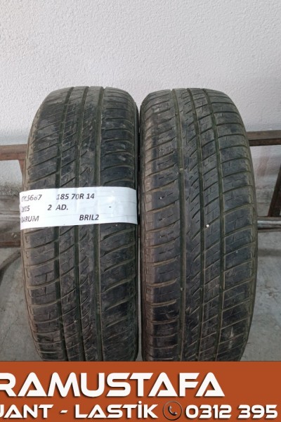 185 70 R 14 BARUM BRILLANTIS * 88T * 2015 * 2 ADET * CYL5687 **