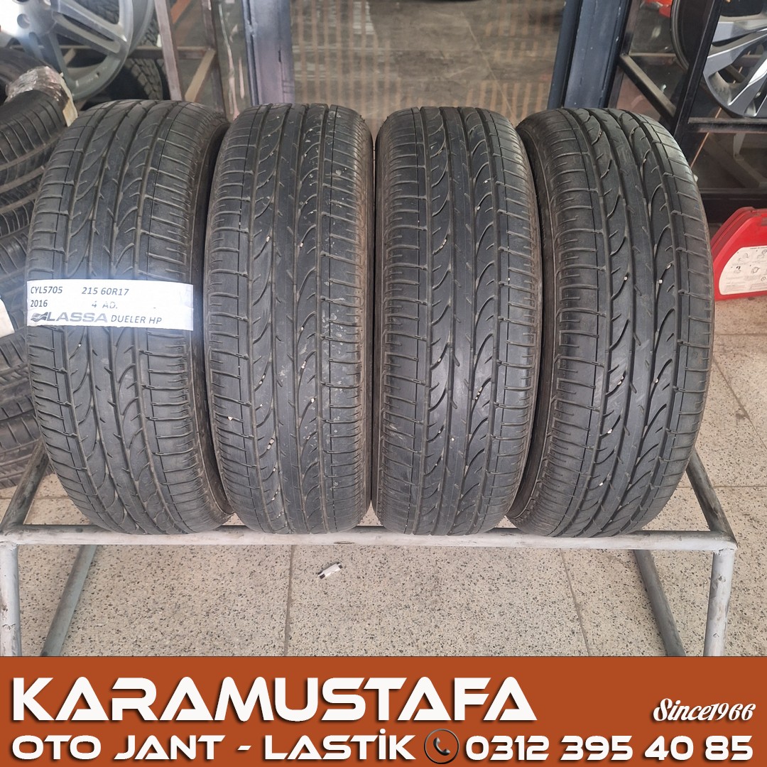 215 60 R 17 LASSA DUELER HP 99V * 2016 * 4 ADET * CYL5705