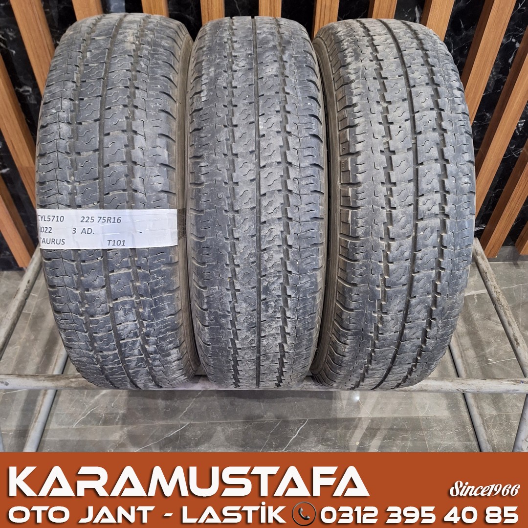 225 75 R 16 TAURUS 101 116R * 2022 * 3 ADET * CYL5710