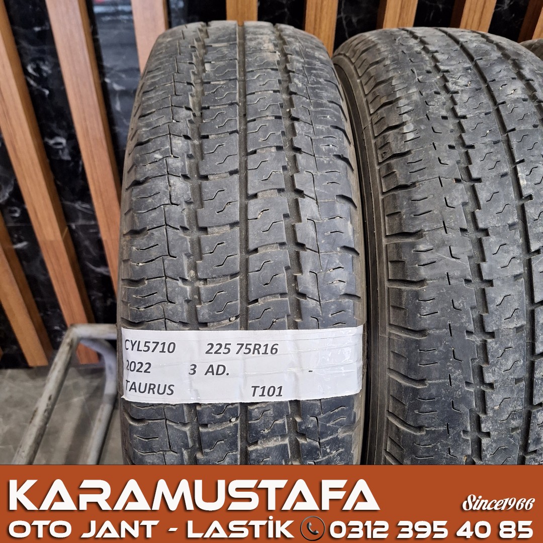 225 75 R 16 TAURUS 101 116R * 2022 * 3 ADET * CYL5710