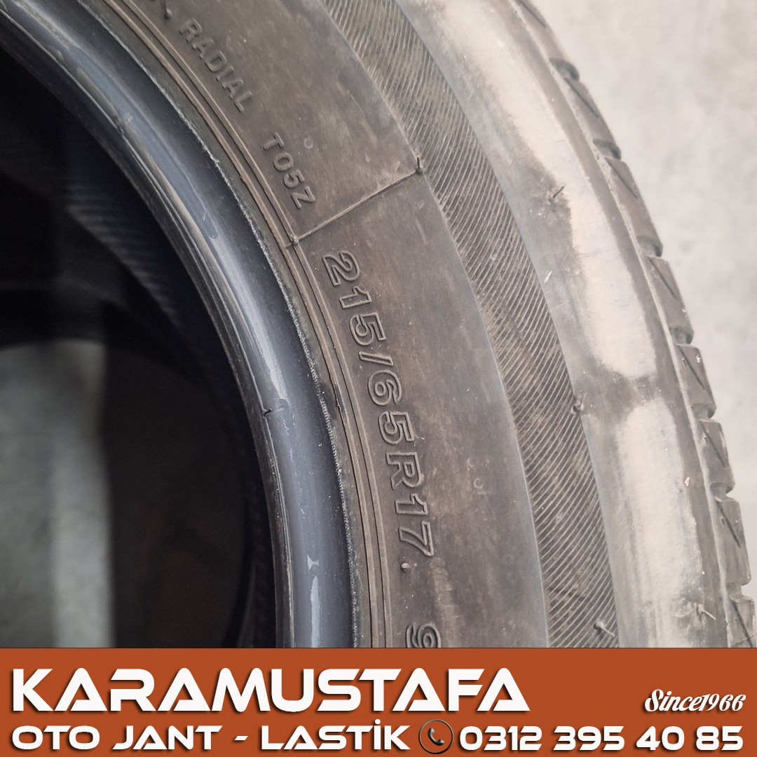 215 65 R 17 BRIDGESTONE T005 99V * 2020 * 4 ADET * CYL5712