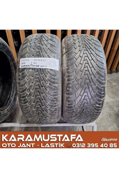225 55 R 17 GOODYEAR WR F1 97H * 2006 * 2 ADET * CYL5715