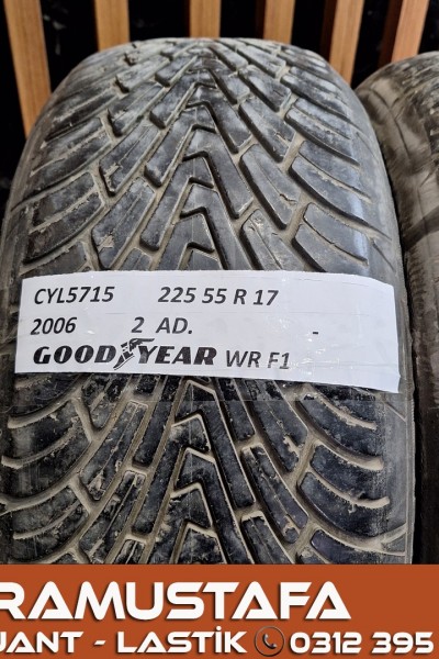 225 55 R 17 GOODYEAR WR F1 97H * 2006 * 2 ADET * CYL5715
