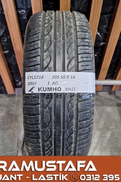 205 50 R 16 KUMHO KH15 87V * 2005 * 1 ADET * CYL5718 **