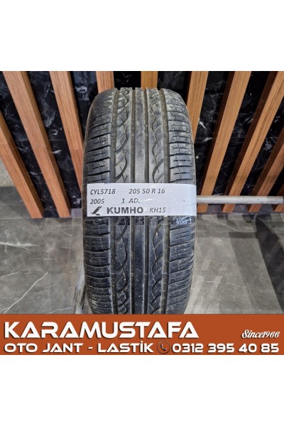 205 50 R 16 KUMHO KH15 87V * 2005 * 1 ADET * CYL5718 **