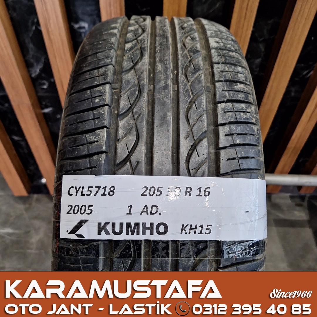 205 50 R 16 KUMHO KH15 87V * 2005 * 1 ADET * CYL5718