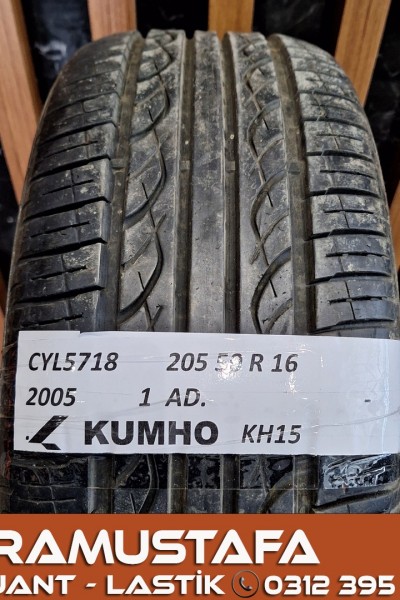 205 50 R 16 KUMHO KH15 87V * 2005 * 1 ADET * CYL5718 **
