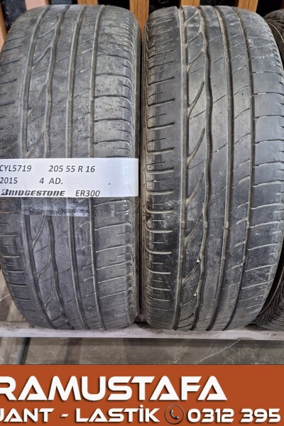 205 55 R 16 BRIGESTONE ER300 91V * 2015 * 4 ADET * CYL5719 **