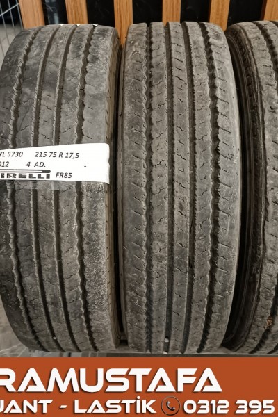 215 75 R 17 PIRELLI FR85 124M * 2012 * 4 ADET * CYL5730